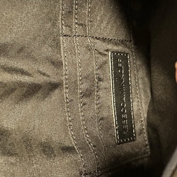 Rebecca Minkoff Navy Women's Love Suede Crossbody With Tassels Purse Bag Clutch - Picture 10 of 16